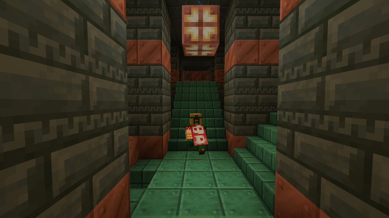 Image of Minecraft 1.21's Trial Chambers and copper bulbs.