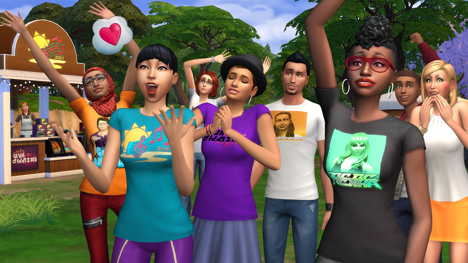 The Sims 4 is hosting its first ingame musical festival featuring real