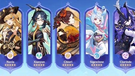 Genshin Impact 5-star character Constellation selector menu