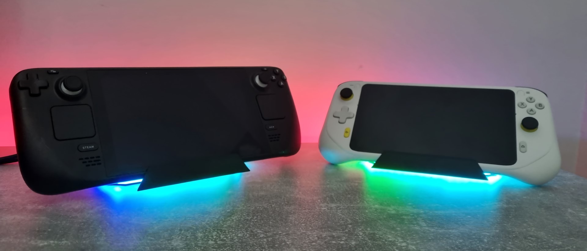 JSAUX'S STEAM DECK RGB DOCKING STATION & RGB BACKPLATE ARE NOW