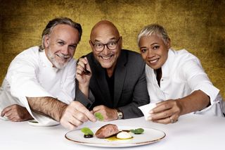 MasterChef The Professionals Marcus Wareing Gregg Wallace and Monica Galetti