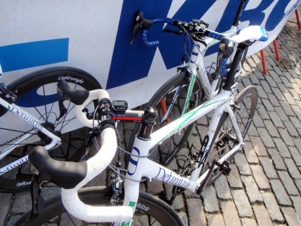 Almost every Saur-Sojasun was running what looked to be their Paris-Roubaix bikes