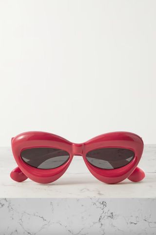 Best Sunglasses: Loewe Inflated cat-eye acetate sunglasses