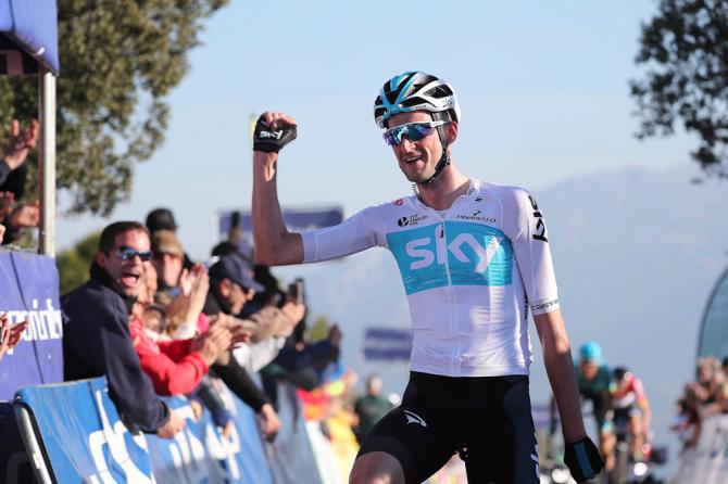 Wout Poels (Team Sky) wins stage 2 at Ruta del Sol