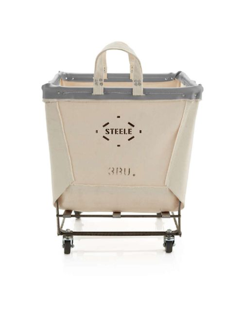 Steele &reg; Canvas 3-Bushel Rolling Laundry Hamper