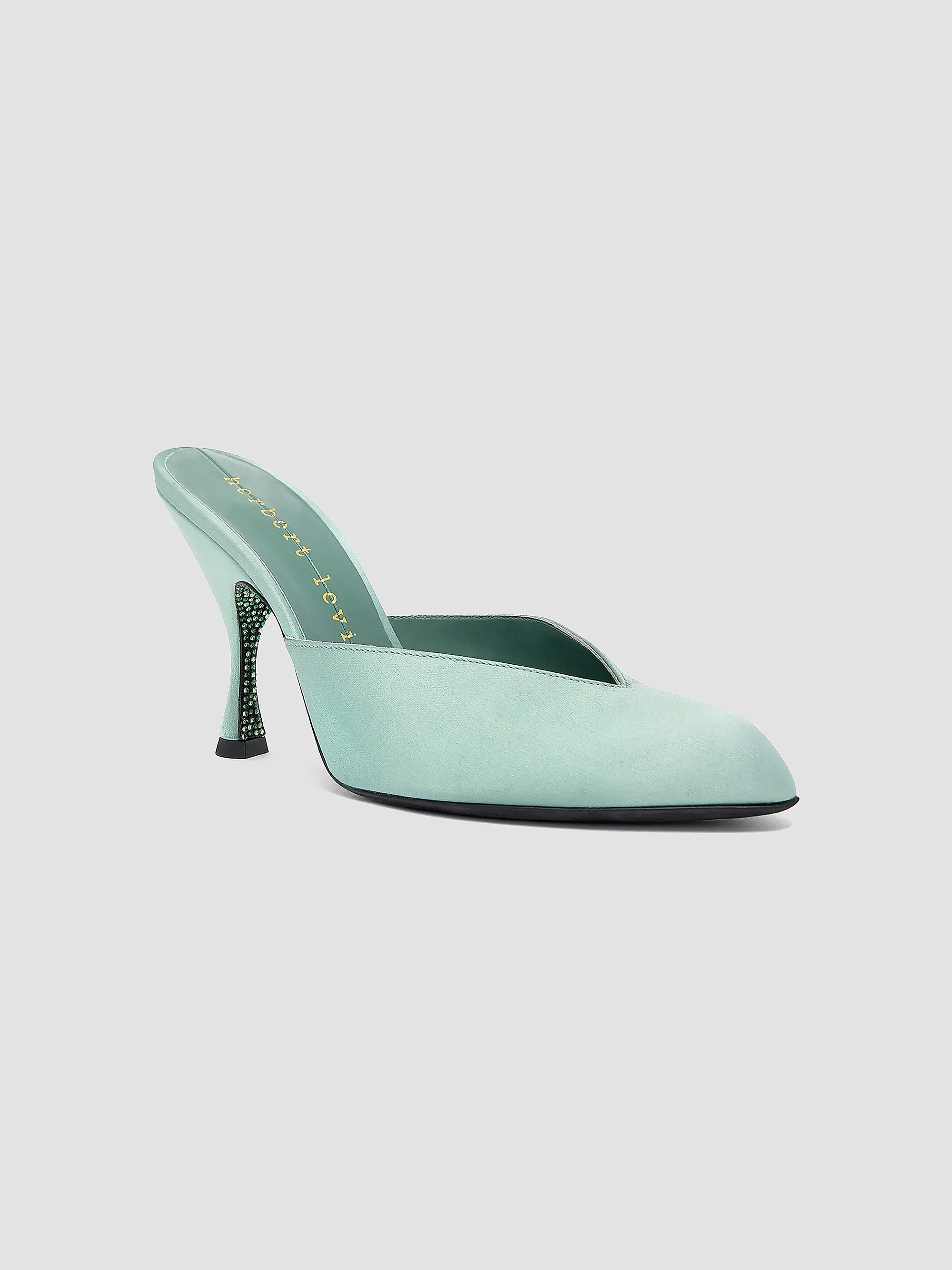 Sitting Pretty 95mm Satin Mules