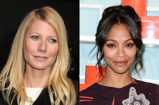 Gwyneth Paltrow and Zoe Saldana are both fans of clean eating