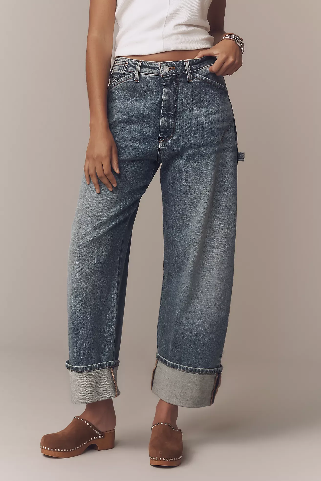 The Kayden Barrel Carpenter Jeans by Pilcro