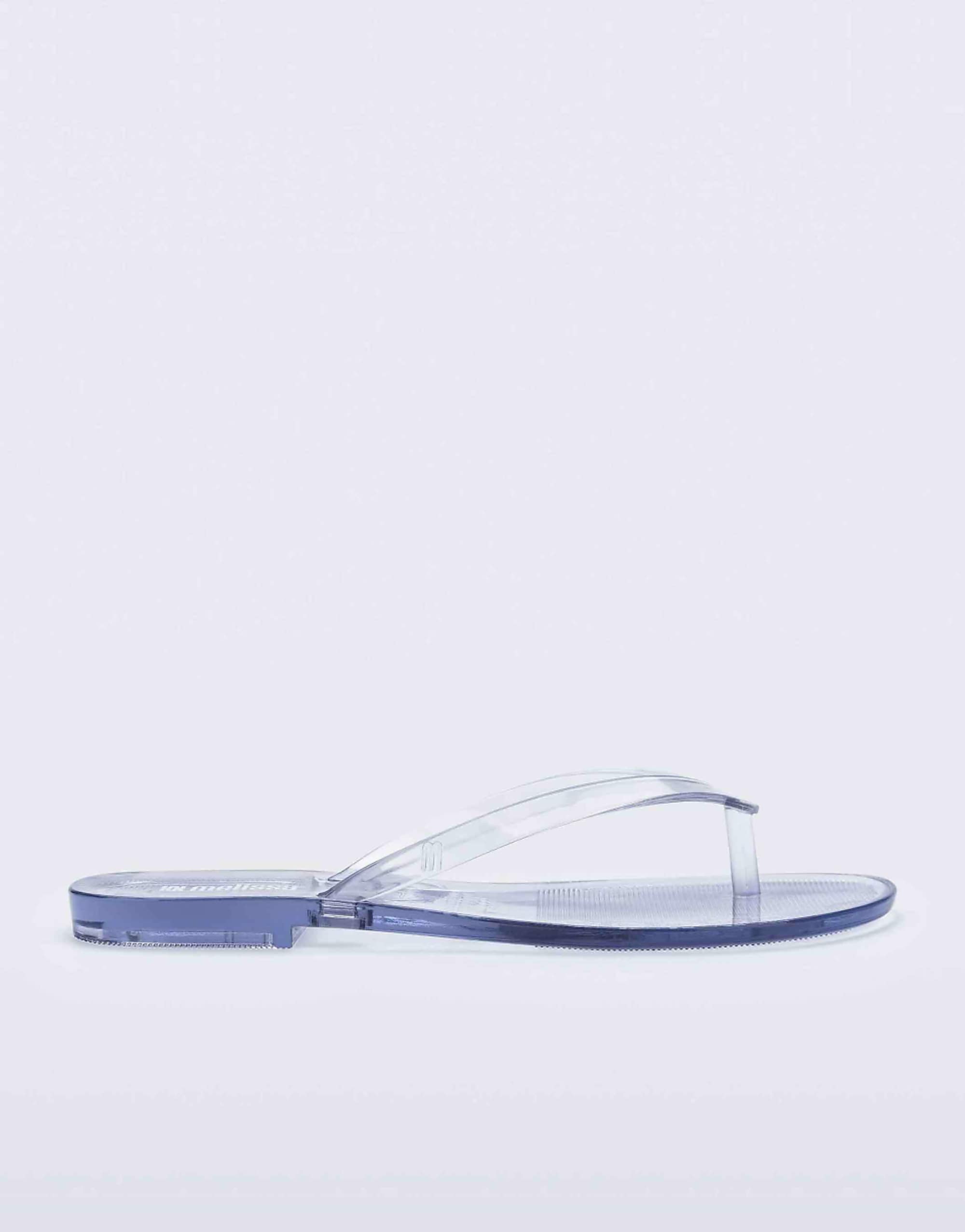 Melissa Harmonic Jelly Thong Flip Flops in Clear