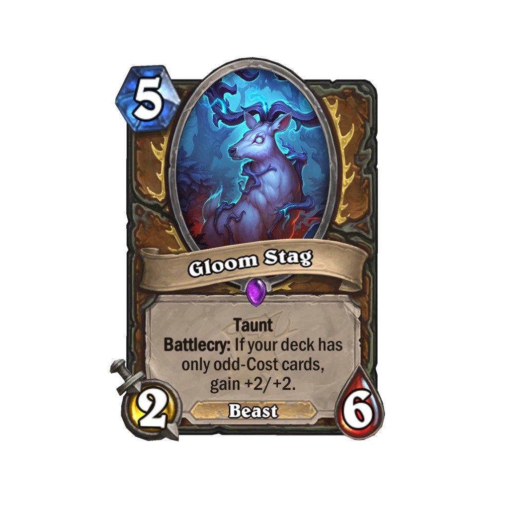 Above: All the 'even and odd' cards set to appear in The Witchwood.