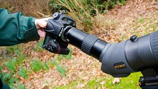 Digiscoping: How to attach your D-SLR to a spotting scope