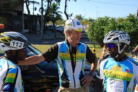 Jock Boyer talks to his troops
