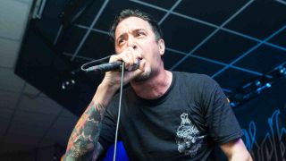 Sick Of It All&rsquo;s Lou Koller performing onstage in 2015