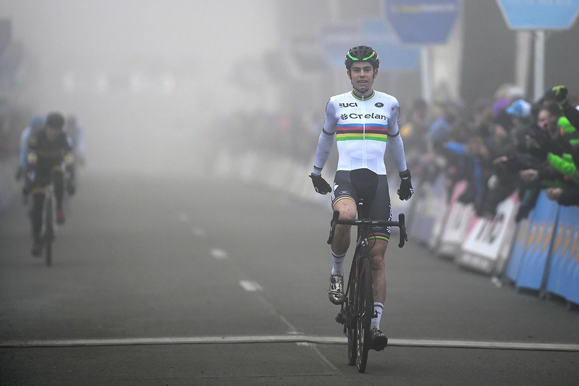 Wout Van Aert (Crelan-Vastgoedservice) wins