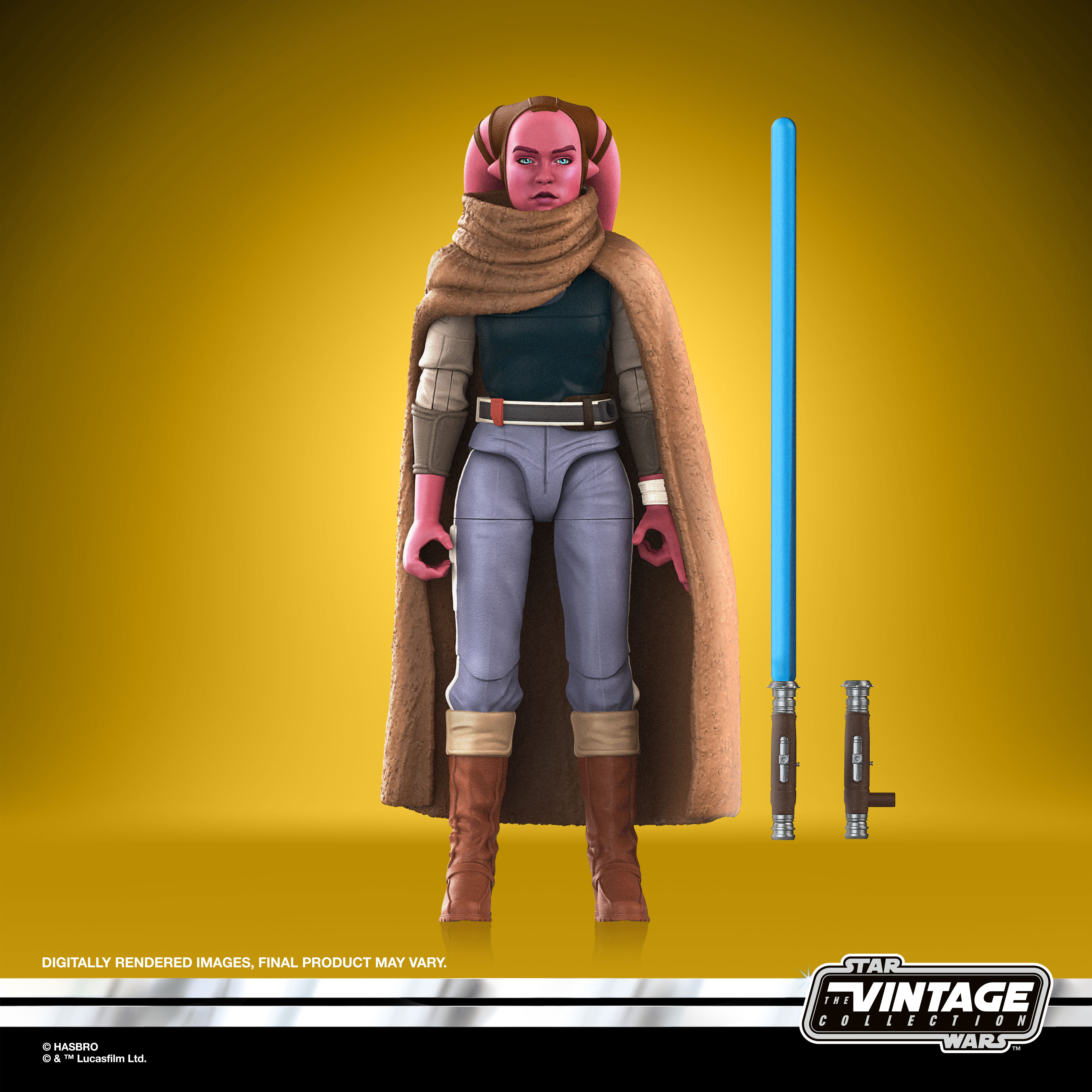 Star Wars action figure and accessory against a plain background