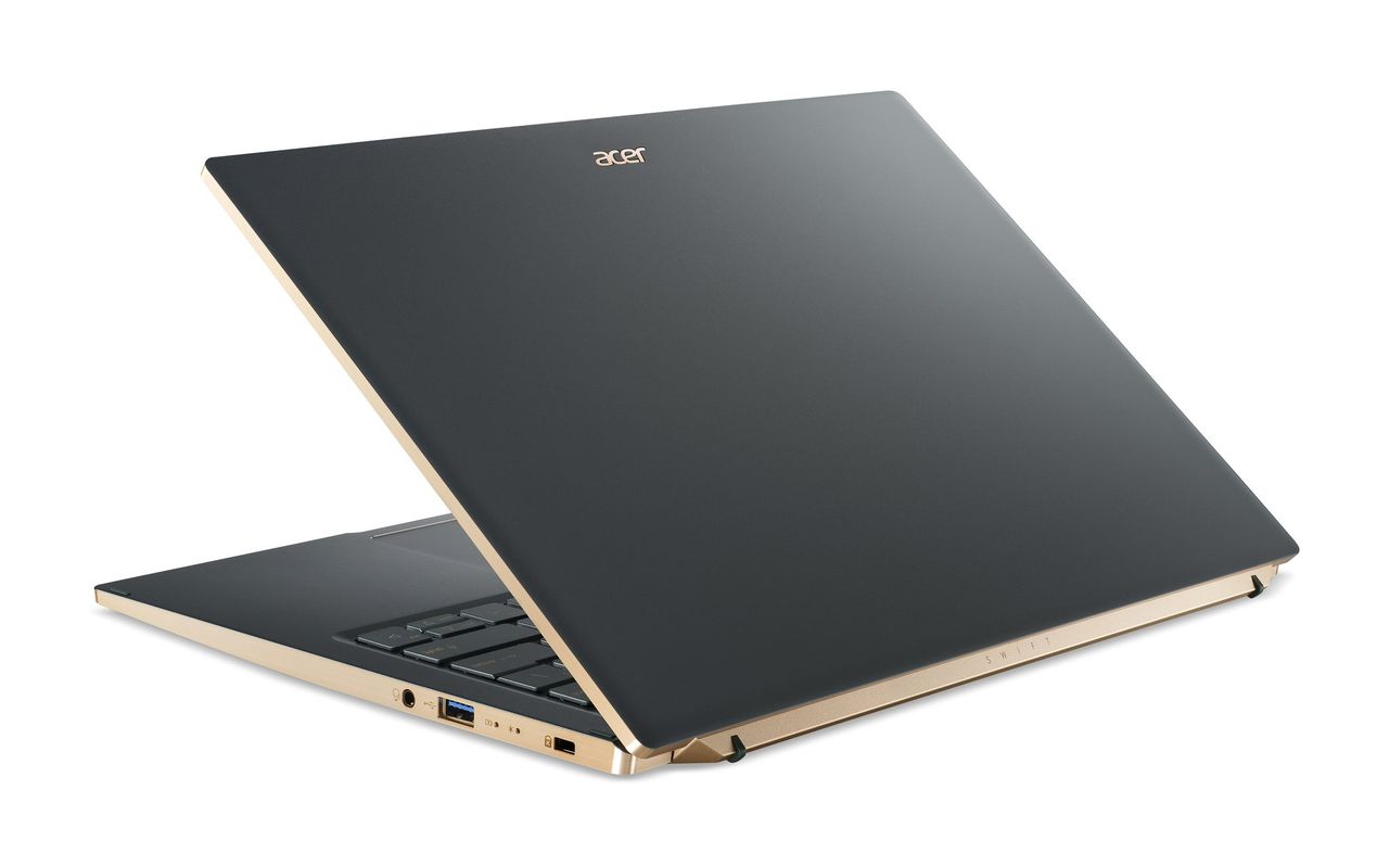 Acer Swift Sf514 56 Antimicrobial Finger Print Backlit Mist Green Underside View