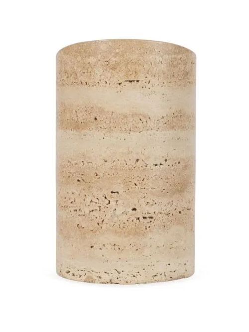 Eliot Travertine Uplighter Floor Lamp