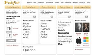 Identifont has a huge, free to use, library of fonts