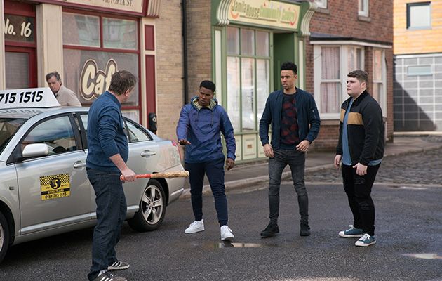 Coronation Street spoilers: Steve McDonald threatens a group of lads!