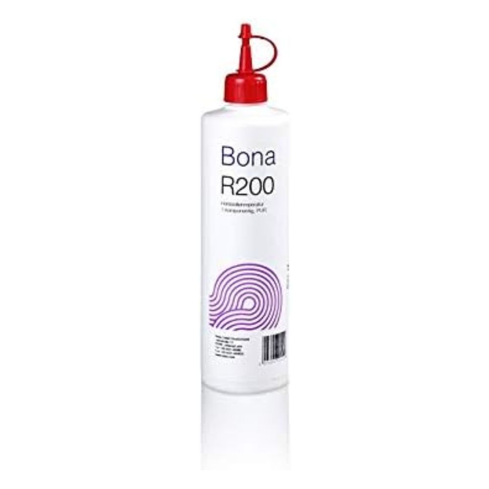 A bottle of Bona R200 Repair Glue