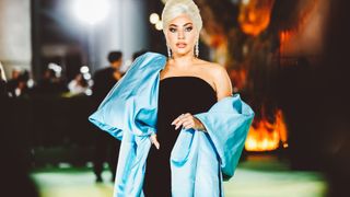 los angeles, california september 25 editors note image has been edited using digital filters lady gaga attends the academy museum of motion pictures opening gala at academy museum of motion pictures on september 25, 2021 in los angeles, california photo by matt winkelmeyerwireimage,