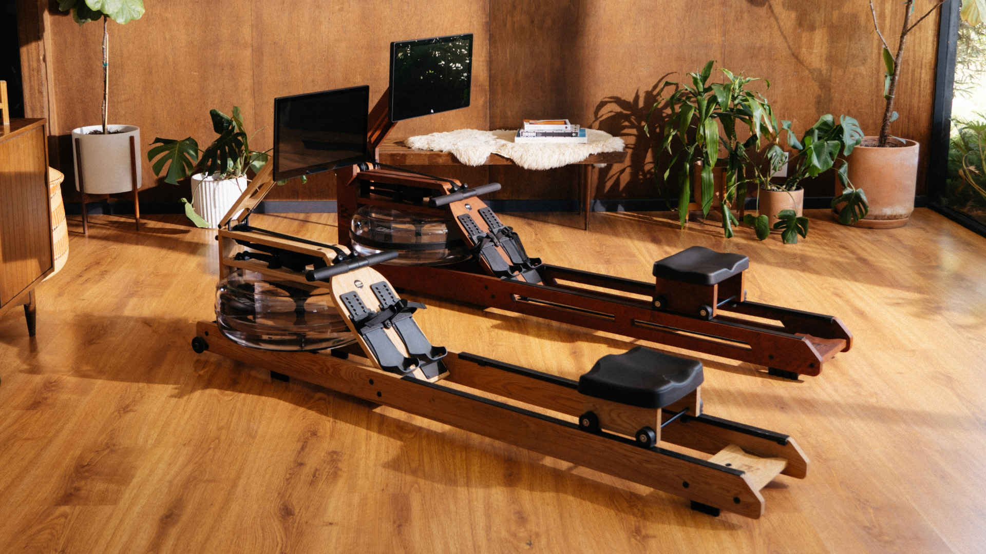 Ergatta Luxe rower in lux apartment