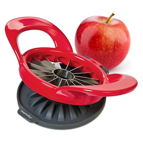 Prepworks Dishwasher Safe Apple Slicer and Corer &amp;ndash; 16-Slice Thin Apple Cutter With Safety Cover