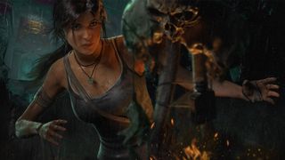 Image of Lara Croft in Dead by Daylight