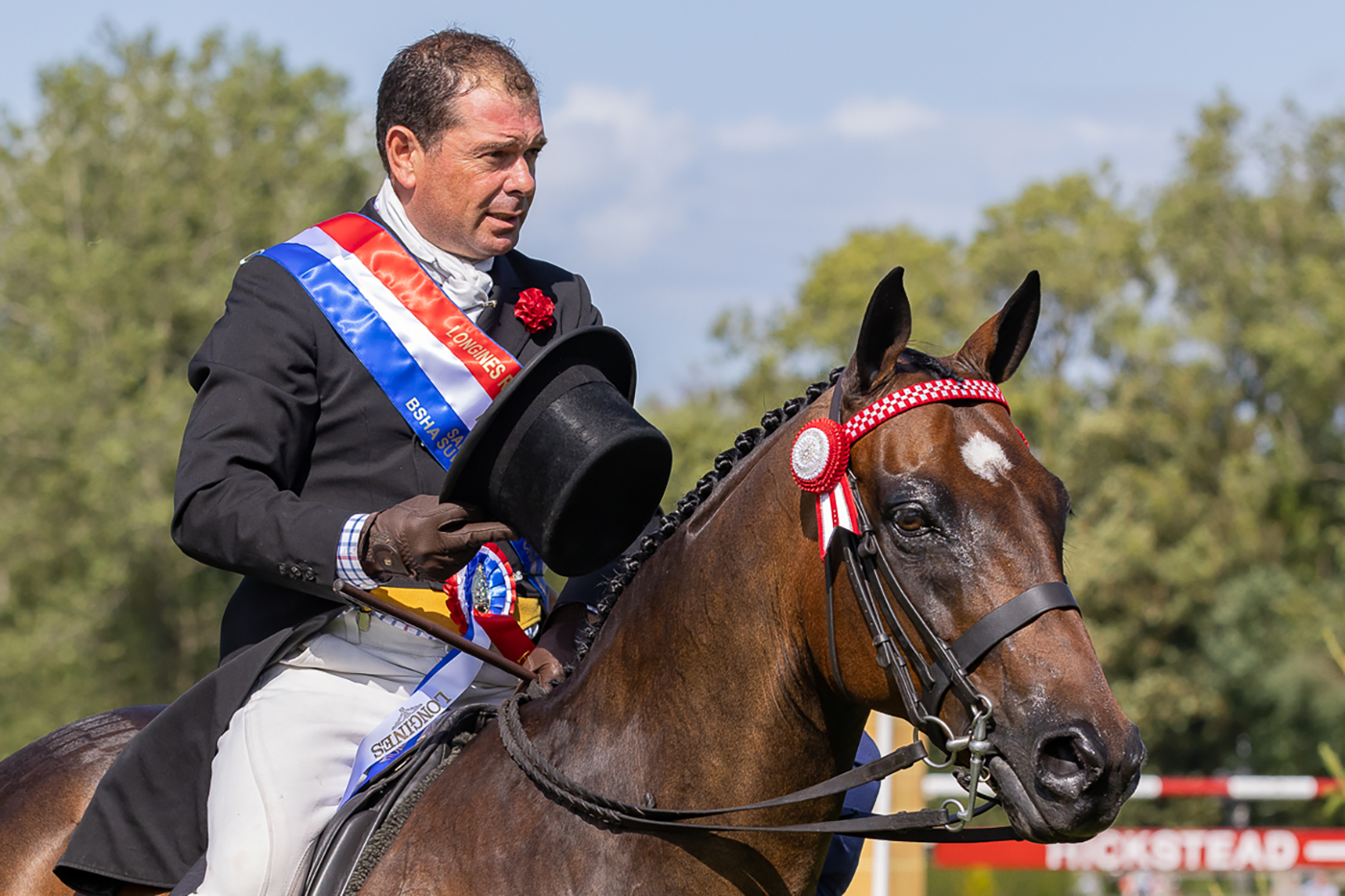 Parkgate Royal Visit William and Robert Walker, RIHS hack supreme champions in 2023