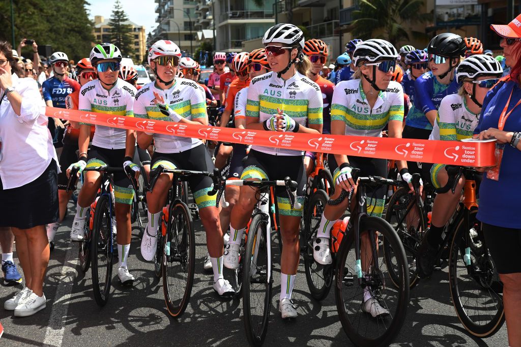 The Australian team line-up for the Women's Tour Down Under