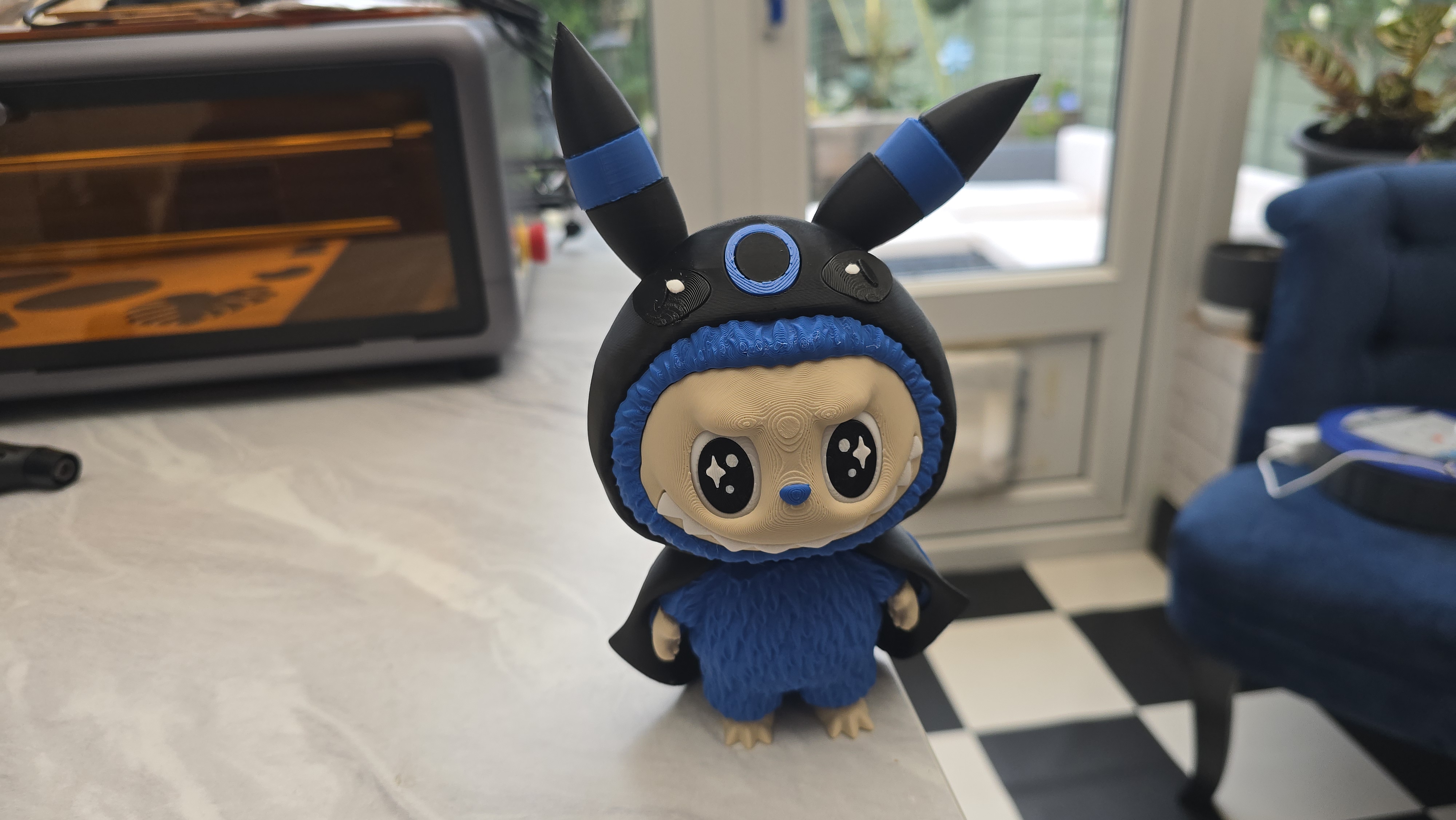 3D printed Labubu