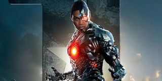 Cyborg in Justice League poster