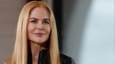 nicole kidman on a plain background