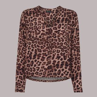 whistles leopard print blouse