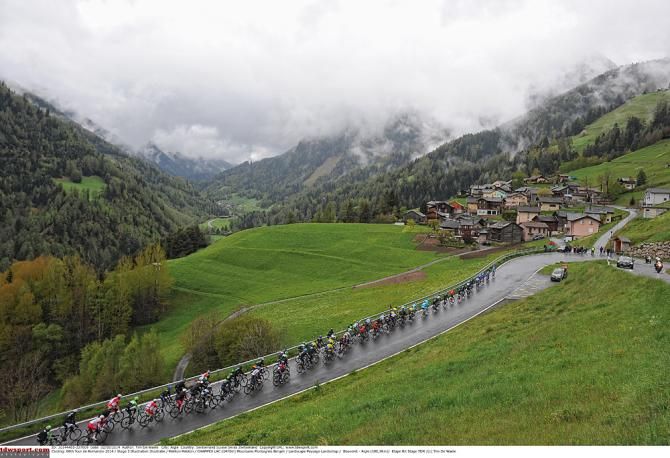 It was a rainy day on stage 3 of Tour de Romandie