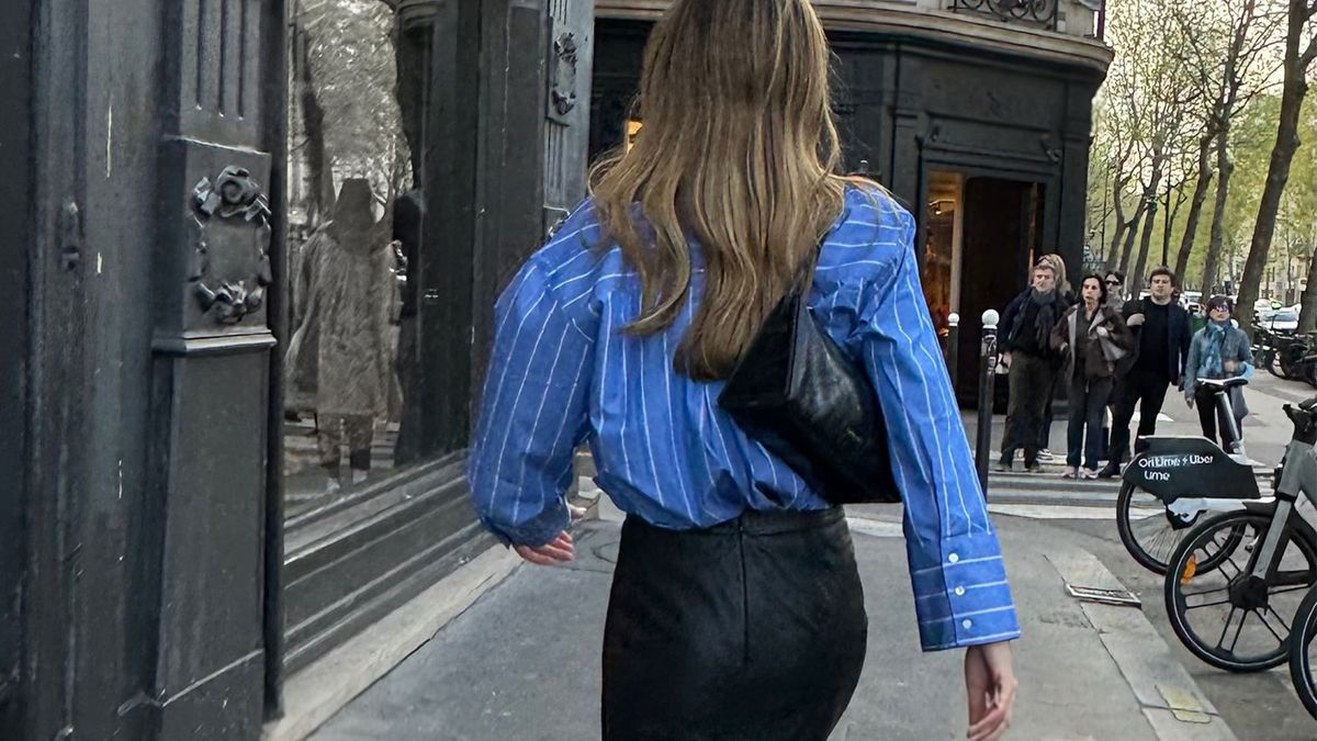 Spotted on the Chicest Parisians: A Classic Basic Styled With Jeans, Skirts, and Trousers