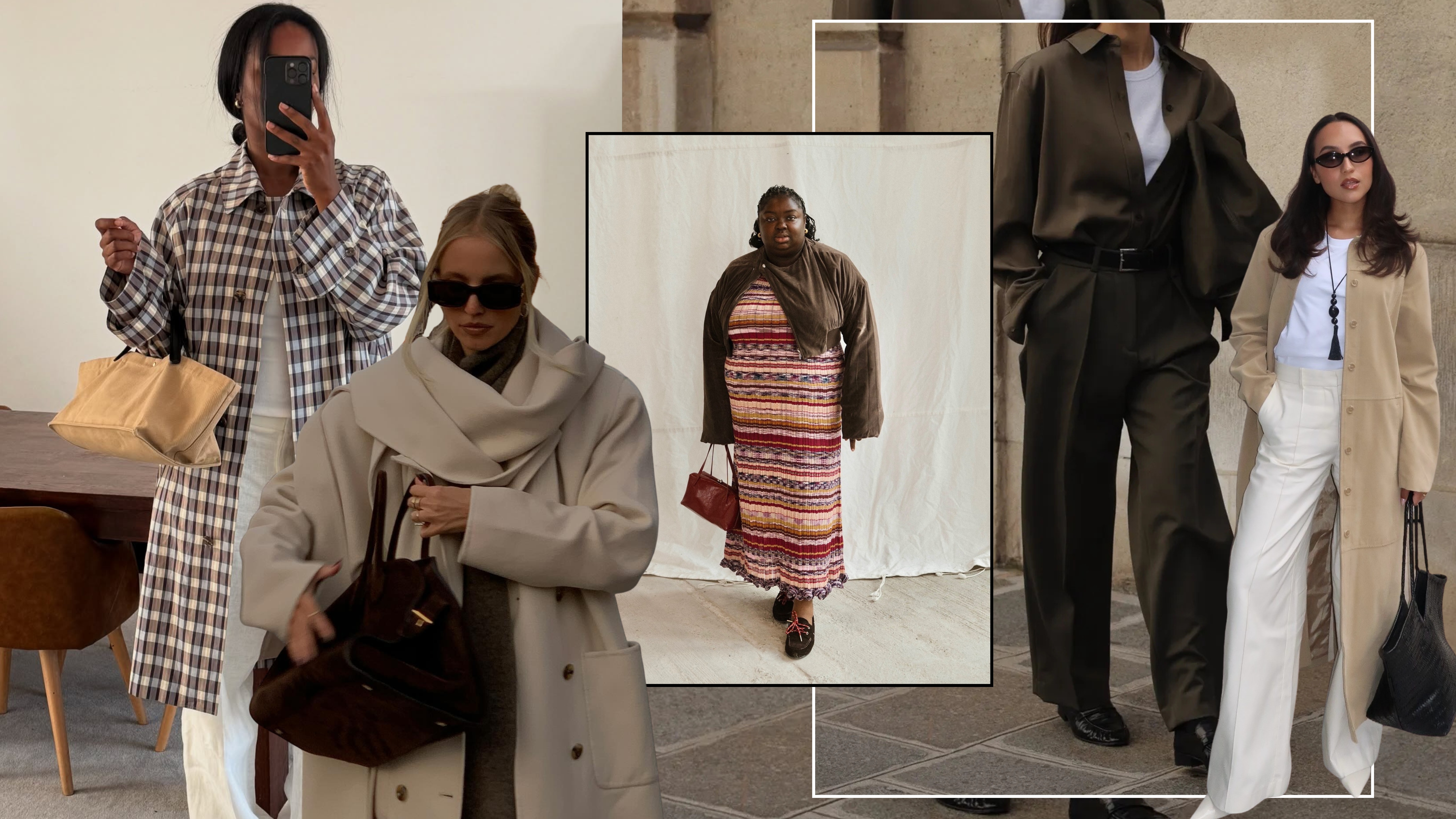 Women wear luxury outfits