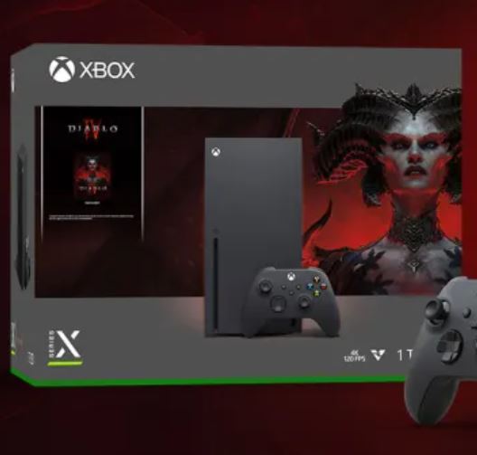 Imagem do pacote Diablo 4 Xbox Series X cortada ao quadrado