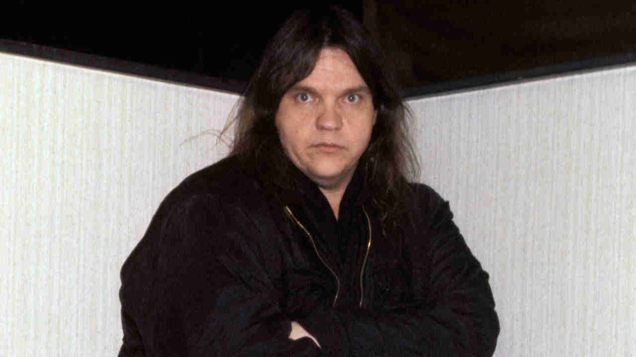 Meat Loaf posing for a photograph in the 1980s