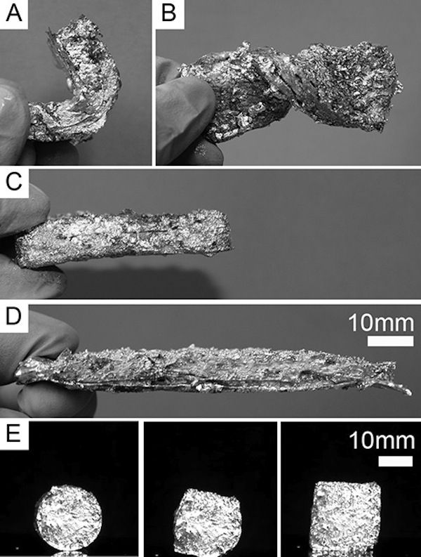 Metal-Foam Hybrid Material