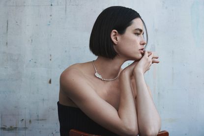 woman wearing jewellery