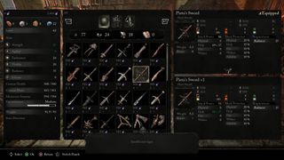 Lords of the Fallen weapon upgrades and blacksmith