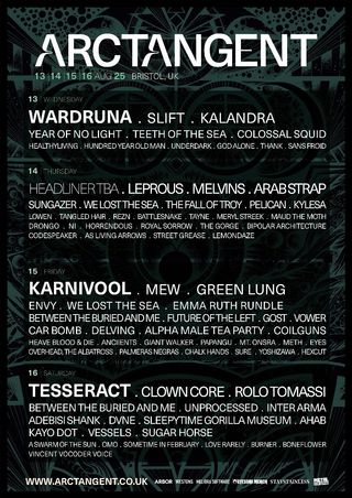 Arctangent Festival 2025 line up poster