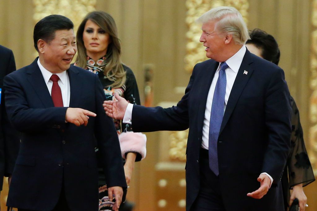 Donald Trump and Xi Jinping.