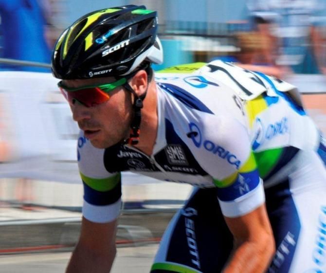 Mitch Docker (Orica-GreenEdge) was working hard for his teammates