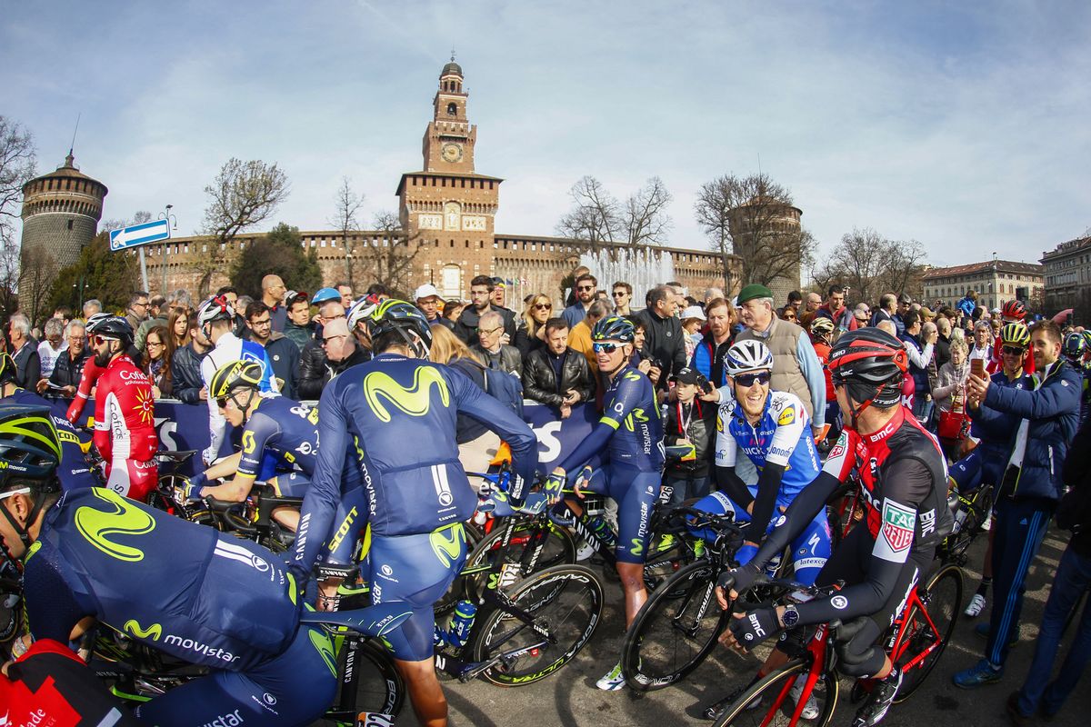 The start of Milan-San Remo