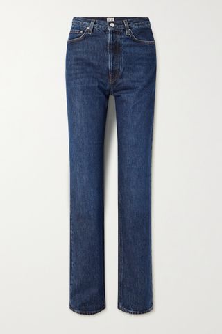 + Net Sustain High-Rise Straight-Leg Jeans