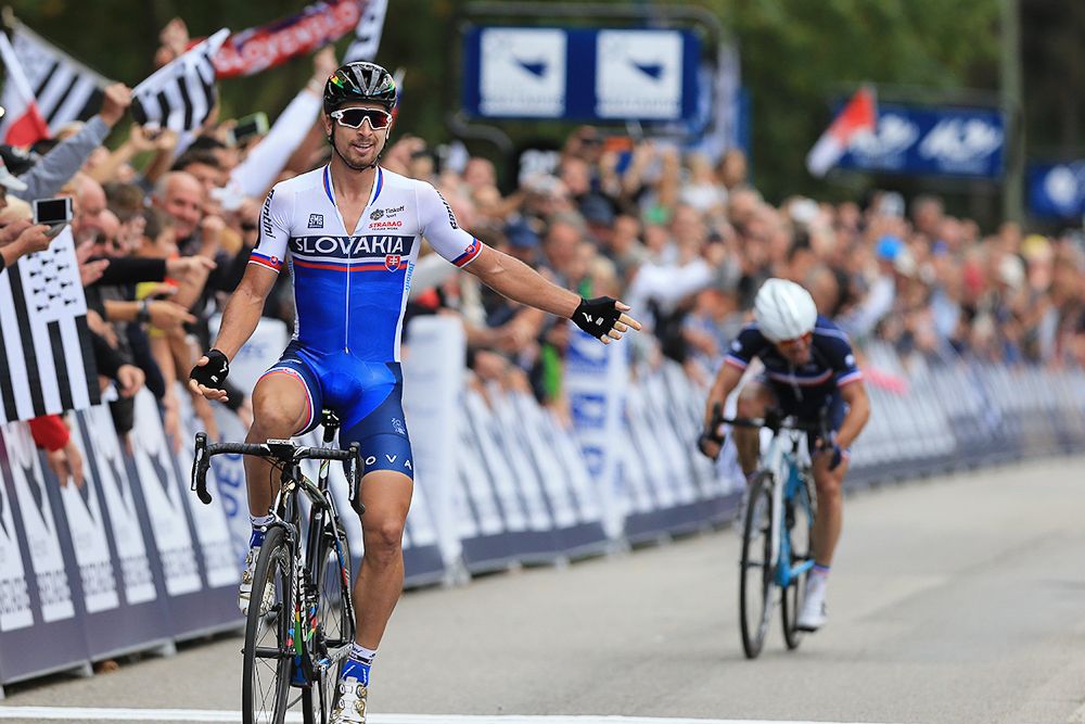 Peter Sagan wins the inaugural European championships