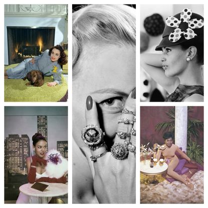 Images of stylish vintage women