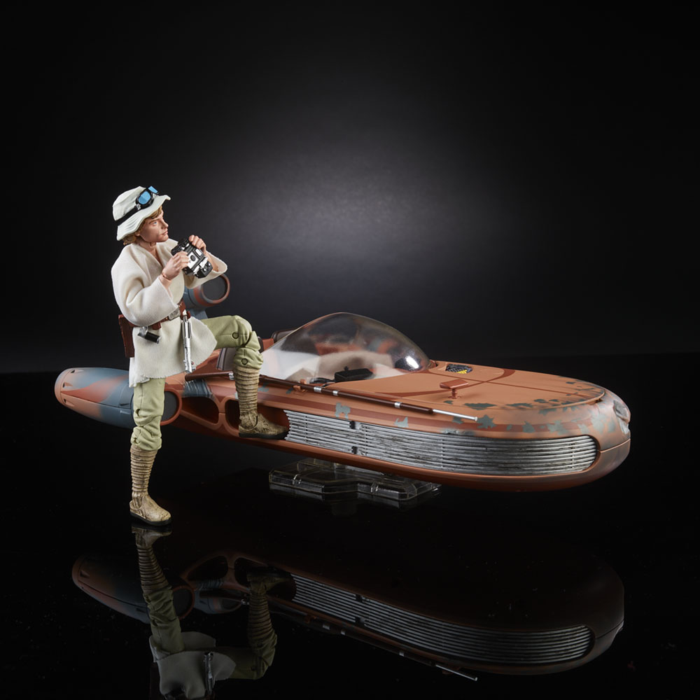 Star Wars: The Black Series X-34 Landspeeder &amp; Luke Skywalker